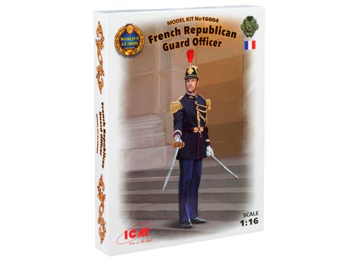 Фигуры 1/16 Офицер республиканской гвардии Франции ICM 16004
