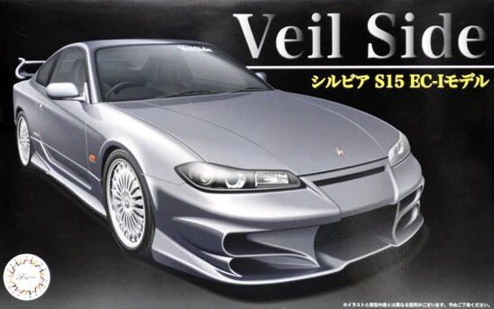 Prefab model 1/24 car VeilSide Silvia S15 EC-I Model Fujimi 03984