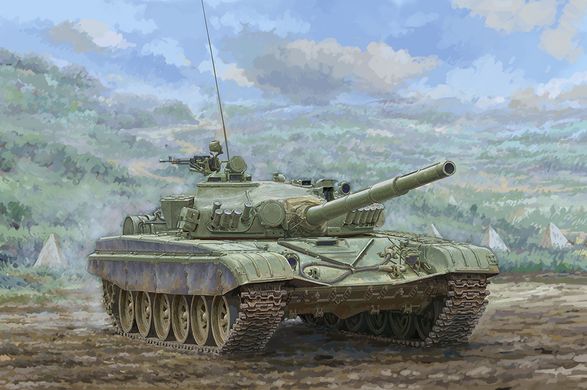 Сборная модель 1/35 основной боевой танк Т-72М1 Trumpeter 09604