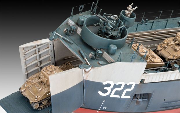 1:144 US Navy Amphibious Ship Medium (Bofors 40mm Guns) Revell 05169