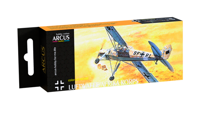 Набор эмалевых красок Luftwaffe Afrika Korps Arcus 2009