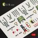 F-4B Interior 3D Stickers for Tamiya Kit (1/48) Kelik K48027