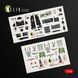 F-4B Interior 3D Stickers for Tamiya Kit (1/48) Kelik K48027