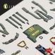 F-4B Interior 3D Stickers for Tamiya Kit (1/48) Kelik K48027