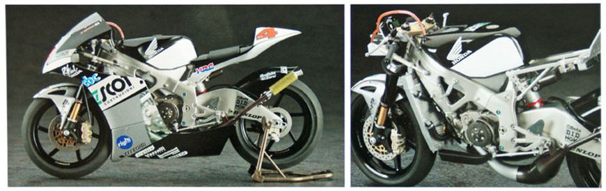 Сборная модель 1/12 мотоцикл Scot Racing Team Honda RS250RW 2009 WGP250 Champion Hasegawa 21501