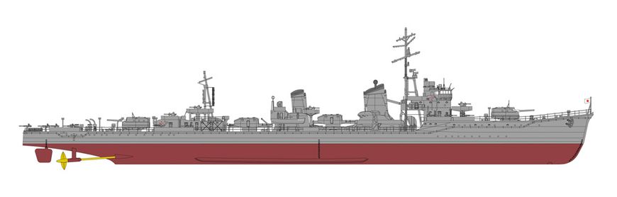Сборная модель 1/350 Эсминец Тип Koh Hamakaze "Операция Ten-Go 1945 Super Detail" Hasegawa 40108