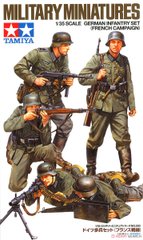 Збірна модель German Infantry Set (French Campaign) Tamiya 35293 1:35
