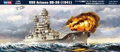 Assembled model 1/700 battleship Arizona BB-39 (1941) Hobby Boss 83401