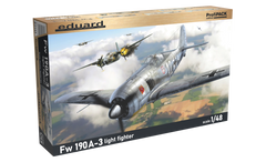 Збірна модель 1/48 літак Fw 190A-3 light fighter ProfiPACK edition Eduard 82141