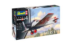 Збірна модель транспортного літака 1/72 Junkers F.13 Revell 03870