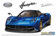 Сборная модель 1/24 автомобиль 2016 года Pagani Huayra Pacchetto Tempesta Super Aoshima 06238