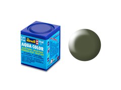 Акрилова фарба оливково-зелений, напівглянцевий, 18 мл Aqua Color Revell 36361