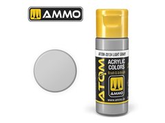 Acrylic paint ATOM Light Gray Ammo Mig 20124
