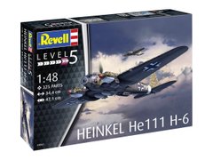 Збірна модель Літака Heinkel He111 H-6 Revell 03863 1:48