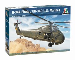 Збірна модель гелікоптера H-34A "Pirate" / UH-34D Marines 1:48 Italeri 2776