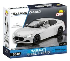 Учебный конструктор автомобиль Maserati Ghibli Hybrid электрифицированная модель COBI 24566