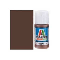 Акриловая краска коричневый Flat Brown 383 20ml Italeri 4858