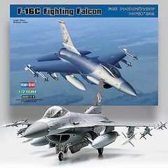 Збірна модель 1/72 літак F-16C Fighting Falcon Hobby Boss 80274