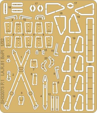 Збірна модель 1/32 гвинтовий літак I.A.R. 81 BoPi Special Hobby SH32073