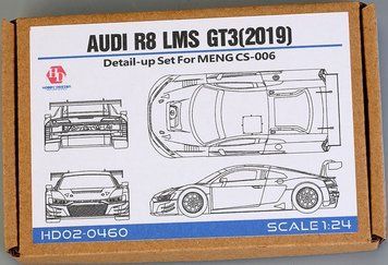 Photo-etched 1:24 for Audi R8 LMS GT3 (2019) Detail-up Set For Meng CS-006 HOBBY DESIGN HD02-0460