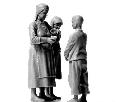 Figures 1:35 civilians, eastern region, World War II MASTER BOX 3588