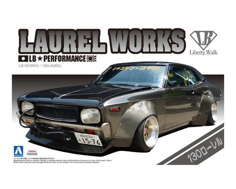 Збірна модель 1/24 автомобіля 130 Laurel Works LB Performance Aoshima 01148