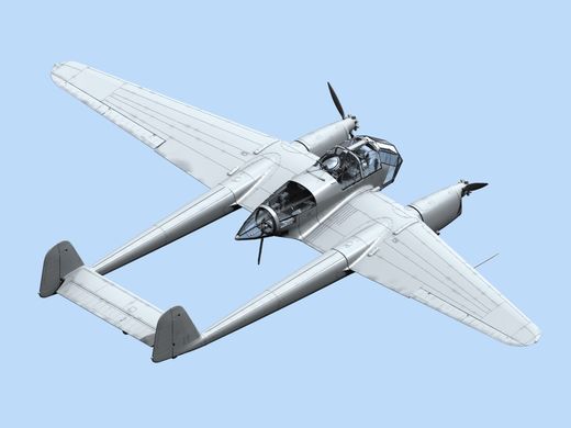 Сборная модель 1/72 самолет FW 189A-1, Немецкий самолет-разведчик 2 Мировой войны ICM 72291