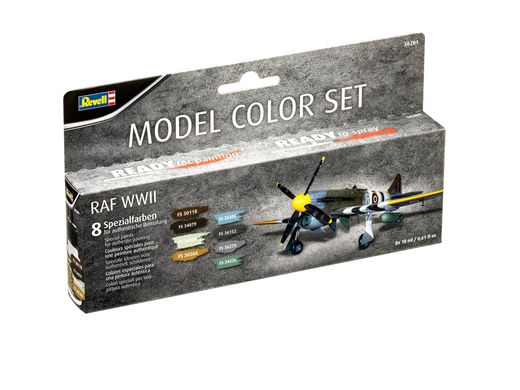 Набор акриловых красок модели - RAF WWII (8x 17 мл) Revell 36201