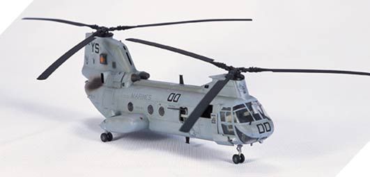 Сборная модель 1/48 вертолет CH-46 Bull frog Academy 12283