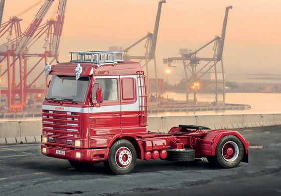 Prefab model 1/24 truck Scania R143 M 500 Streamline 4x2 Italeri 3950