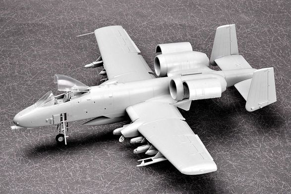 Сборная модель 1/48 живущий и универсальный самолет А-10А "Thunderbolt" II Громовержец HobbyBoss 80323