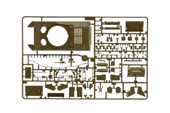 Збірна модель 1/35 танк M4A3E8 Sherman Корейська війна Italeri 6586