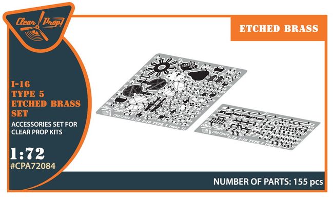 Photoetch Kit 1/72 I-16 Type 5 Clear Prop CPA72084, In stock