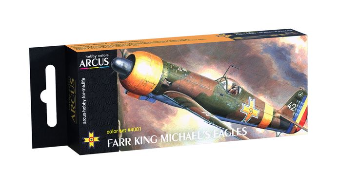 Набір емалевих фарб FARR King Michael's Eagles Arcus 4001