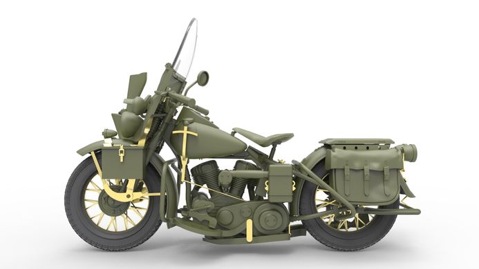 Сборная модель 1/35 Военный полицейский США с мотоциклом MiniArt 35168
