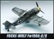 Assembled model 1/72 aircraft Focke-Wulf Fw190A-6/8 WWII German Fighter Academy 12480