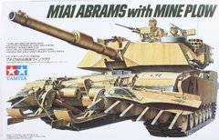 Сборная модель танк U.S. M1A1 Abrams с минным плугом Tamiya 35158