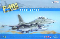 Збірна модель 1/48 літак F-16AM Block 15 NATO Viper Kinetic 48002