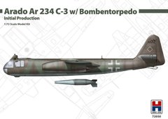 Prefab model 1/72 plane Arado Ar 234 C-3 w/ Bombentorpedo Initial Production Hobby 2000 72050