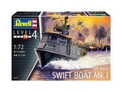 Збірна модель 1/72 швидкий катер ВМС США US Navy Swift Boat Mk. I Revell 05176