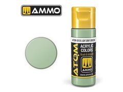 Acrylic farb ATOM Light Gray Green Ammo Mig 20125