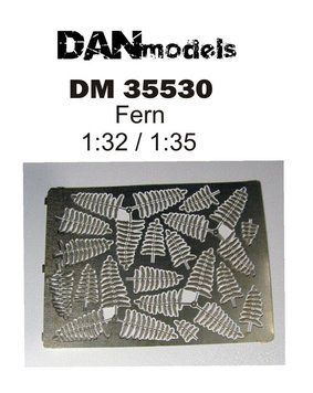Трафарети 1:35 папороть DAN Models 35530