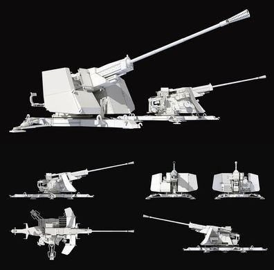 Сборная модель 1/35 Автоматическое зенитное орудие 5,5 см (VG2) 58 16.02 VK35001