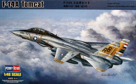 Збірна модель 1/48 літака F-14A Tomcat Hobby Boss 80366