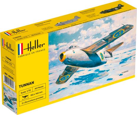 Збірна модель 1/72 літак Tunnan Heller 80260