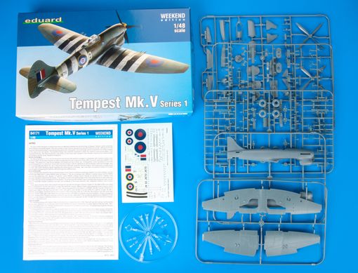 Сборная модель истребителя Tempest Mk. V Series 1 Eduard 84171