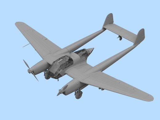 Збірна модель 1/72 літак FW 189A-2, Німецький літак-розвідник 2 Світової війни ICM 72292