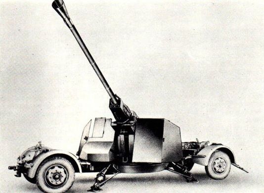 Сборная модель 1/35 Автоматическое зенитное орудие 5,5 см (VG2) 58 16.02 VK35001