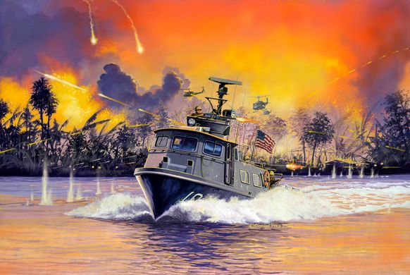 Assembled model 1/72 US Navy Swift Boat Mk. I Revell 05176