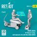 Figures 1:32 US Air Force pilots (2 pcs.) and M1 Weaver cart with hydraulic lift, as well as AN-M64 500 lbs. (World War II) Reskit RSF32-0114